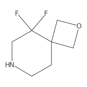 5,5-Difluoro-2-oxa-7-azaspiro[3.5]nonane结构式