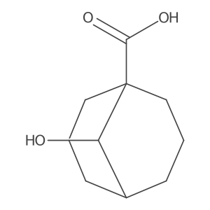 9-Hydroxybicyclo[3.3.1]nonane-1-carboxylic acid结构式