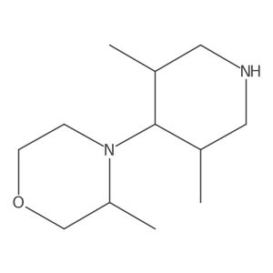 (3R)-4-(3,5-dimethylpiperidin-4-yl)-3-methylmorpholine结构式