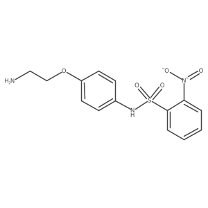 N-[4-(2-aminoethoxy)phenyl]-2-nitrobenzene-1-sulfonamide Structure