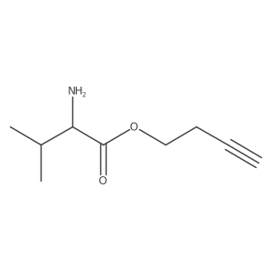 But-3-ynyl (2S)-2-amino-3-methylbutanoate结构式