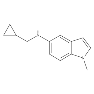 N-(cyclopropylmethyl)-1-methyl-1H-indol-5-amine Structure