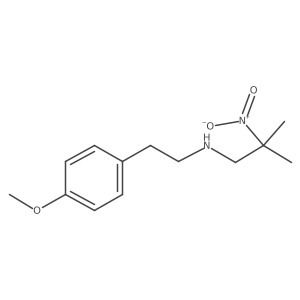 [2-(4-Methoxyphenyl)ethyl](2-methyl-2-nitropropyl)amine Structure