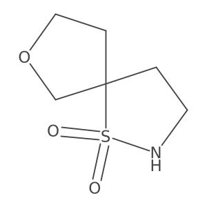 7-Oxa-1-thia-2-azaspiro[4.4]nonane 1,1-dioxide结构式