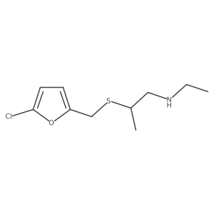 (2-{[(5-Chlorofuran-2-yl)methyl]sulfanyl}propyl)(ethyl)amine结构式