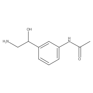 N-{3-[(1S)-2-amino-1-hydroxyethyl]phenyl}acetamide Structure