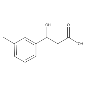 (3R)-3-hydroxy-3-(3-methylphenyl)propanoic Acid Structure