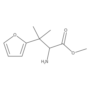 Methyl 2-amino-3-(furan-2-yl)-3-methylbutanoate Structure