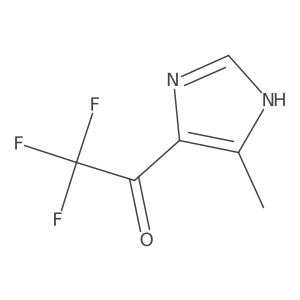 2,2,2-trifluoro-1-(4-methyl-1H-imidazol-5-yl)ethan-1-one Structure