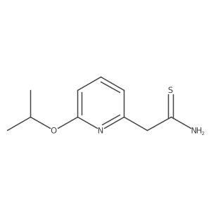 2-[6-(Propan-2-yloxy)pyridin-2-yl]ethanethioamide结构式