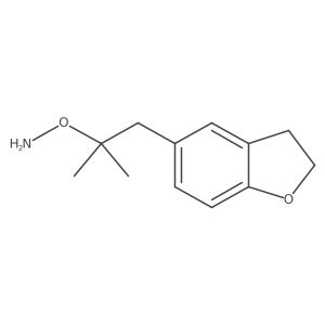 O-[1-(2,3-dihydro-1-benzofuran-5-yl)-2-methylpropan-2-yl]hydroxylamine结构式
