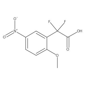 2,2-Difluoro-2-(2-methoxy-5-nitrophenyl)acetic acid结构式