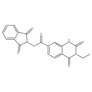 1,3-dioxo-2,3-dihydro-1H-isoindol-2-yl 3-ethyl-2,4-dioxo-1,2,3,4-tetrahydroquinazoline-7-carboxylate Structure