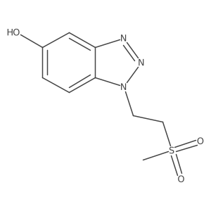 1-(2-methanesulfonylethyl)-1H-1,2,3-benzotriazol-5-ol Structure