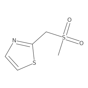 2-[(Methylsulfonyl)methyl]thiazole Structure