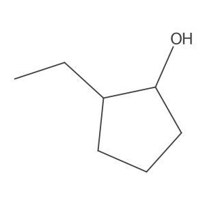 Cyclopentanol, 2-ethyl-, cis- Structure