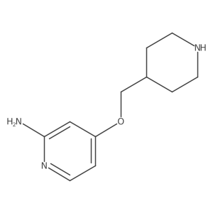 4-(4-Piperidinylmethoxy)-2-pyridinamine Structure
