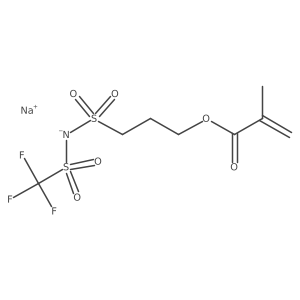 MTFSINa (Sodium sulfonyl(trifluoromethane sulfonyl)imide methacrylate)结构式