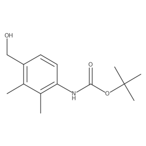 tert-butyl N-[4-(hydroxymethyl)-2,3-dimethylphenyl]carbamate Structure