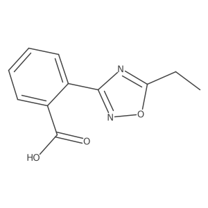 2-(5-Ethyl-1,2,4-oxadiazol-3-yl)benzoic acid Structure