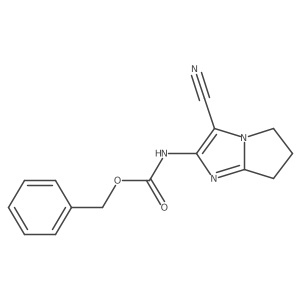 benzyl N-{3-cyano-5H,6H,7H-pyrrolo[1,2-a]imidazol-2-yl}carbamate Structure