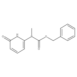 benzyl N-(6-hydroxypyridin-2-yl)-N-methylcarbamate结构式