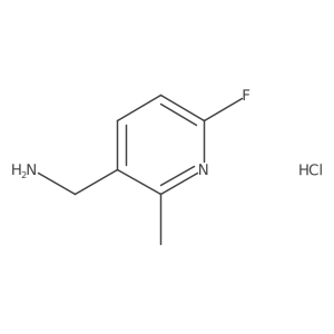 1-(6-Fluoro-2-methylpyridin-3-yl)methanamine hydrochloride结构式