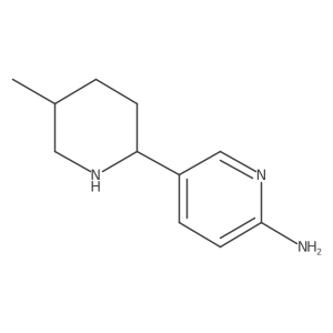 5-(5-Methyl-2-piperidinyl)-2-pyridinamine结构式