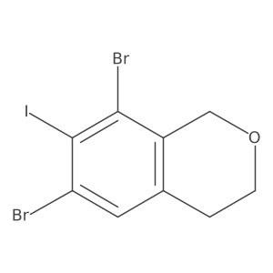 6,8-Dibromo-7-iodoisochromane结构式