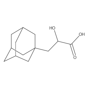 3-(Adamantan-1-yl)-2-hydroxypropanoic acid Structure