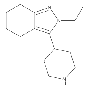 4-(2-Ethyl-4,5,6,7-tetrahydro-2h-indazol-3-yl)piperidine结构式