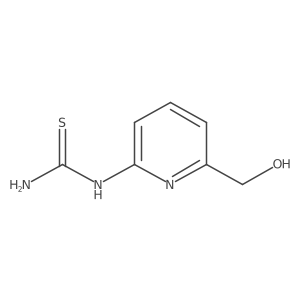 (6-Hydroxymethyl-pyridin-2-yl)-thiourea Structure