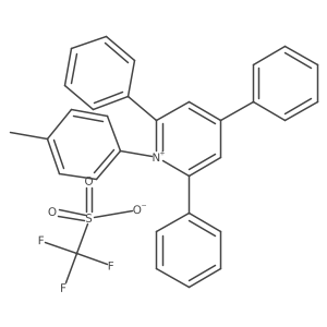 1-(4-Methylphenyl)-2,4,6-triphenylpyridinium trifluoromethanesulfonate结构式