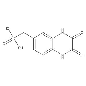 Phosphonic acid, [(1,2,3,4-tetrahydro-2,3-dioxo-6-quinoxalinyl)methyl]-结构式