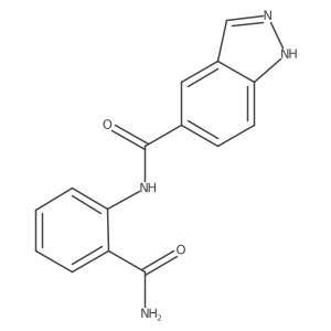 n-[2-(Aminocarbonyl)phenyl]-1h-indazole-5-carboxamide结构式