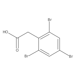 2-(2,4,6-Tribromophenyl)acetic acid结构式