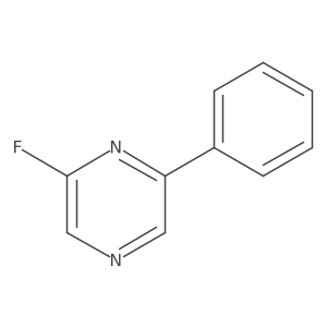 2-Fluoro-6-phenylpyrazine结构式