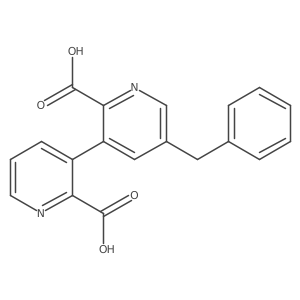 5-Benzyl-[3,3'-bipyridine]-2,2'-dicarboxylic acid Structure