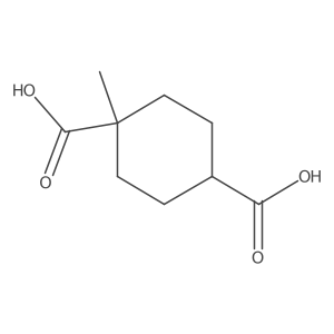 1-Methylcyclohexane-1,4-dicarboxylic acid Structure