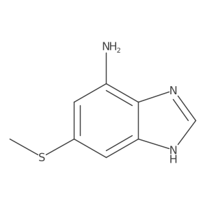 6-methylsulfanyl-1H-benzimidazol-4-amine Structure