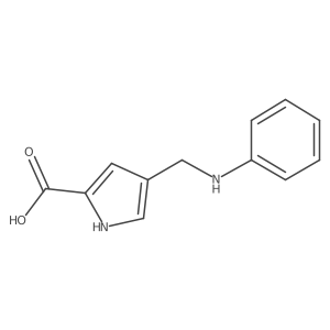 4-Phenylaminomethyl-1h-pyrrole-2-carboxylic acid Structure