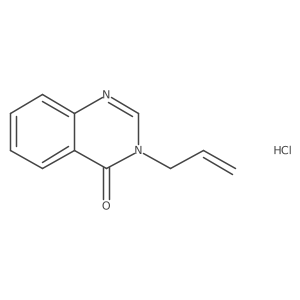 3-Allylquinazolin-4(3H)-one hydrochloride Structure