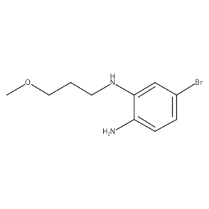 4-bromo-N2-(3-methoxypropyl)benzene-1,2-diamine Structure