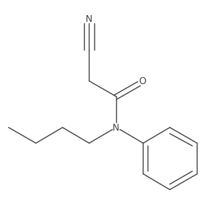 n-Butyl-2-cyano-n-phenyl-acetamide结构式