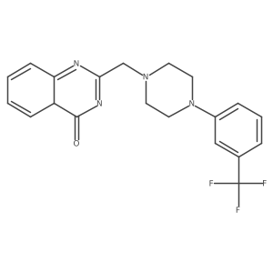2-[[4-[3-(trifluoromethyl)phenyl]piperazin-1-yl]methyl]-4aH-quinazolin-4-one Structure
