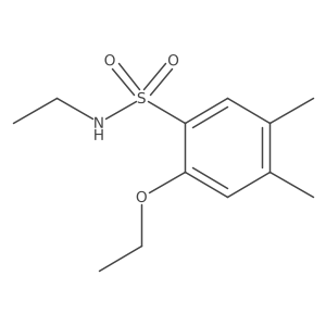 2-ethoxy-N-ethyl-4,5-dimethylbenzenesulfonamide Structure