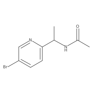 (s)-n-(1-(5-Bromopyridin-2-yl)ethyl)acetamide Structure