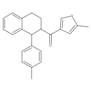 [3,4-Dihydro-1-(4-methylphenyl)-2(1H)-isoquinolinyl](5-methyl-3-furanyl)methanone Structure