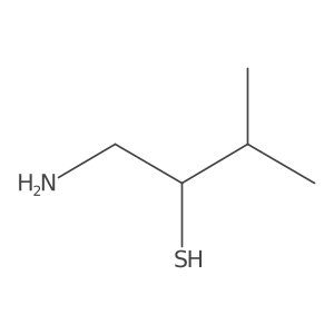 1-Amino-3-methylbutane-2-thiol结构式