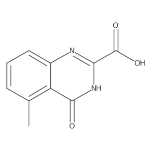 3,4-Dihydro-5-methyl-4-oxo-2-quinazolinecarboxylic acid Structure